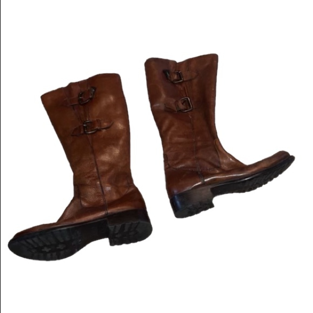 Clarks Brown Leather Boots Size 7 M